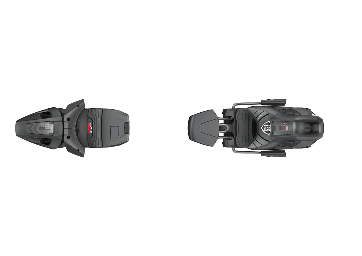 Tyrolia Protector SLR 11 GW Ski Bindings, Matte Black, 80 mm Brake in Black - top view