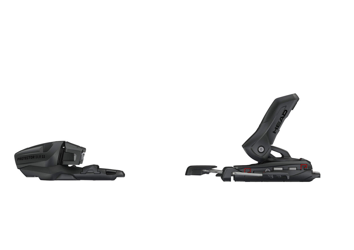 Tyrolia Protector SLR 11 GW Ski Binding, Matte Black, 80 mm Brake - left view