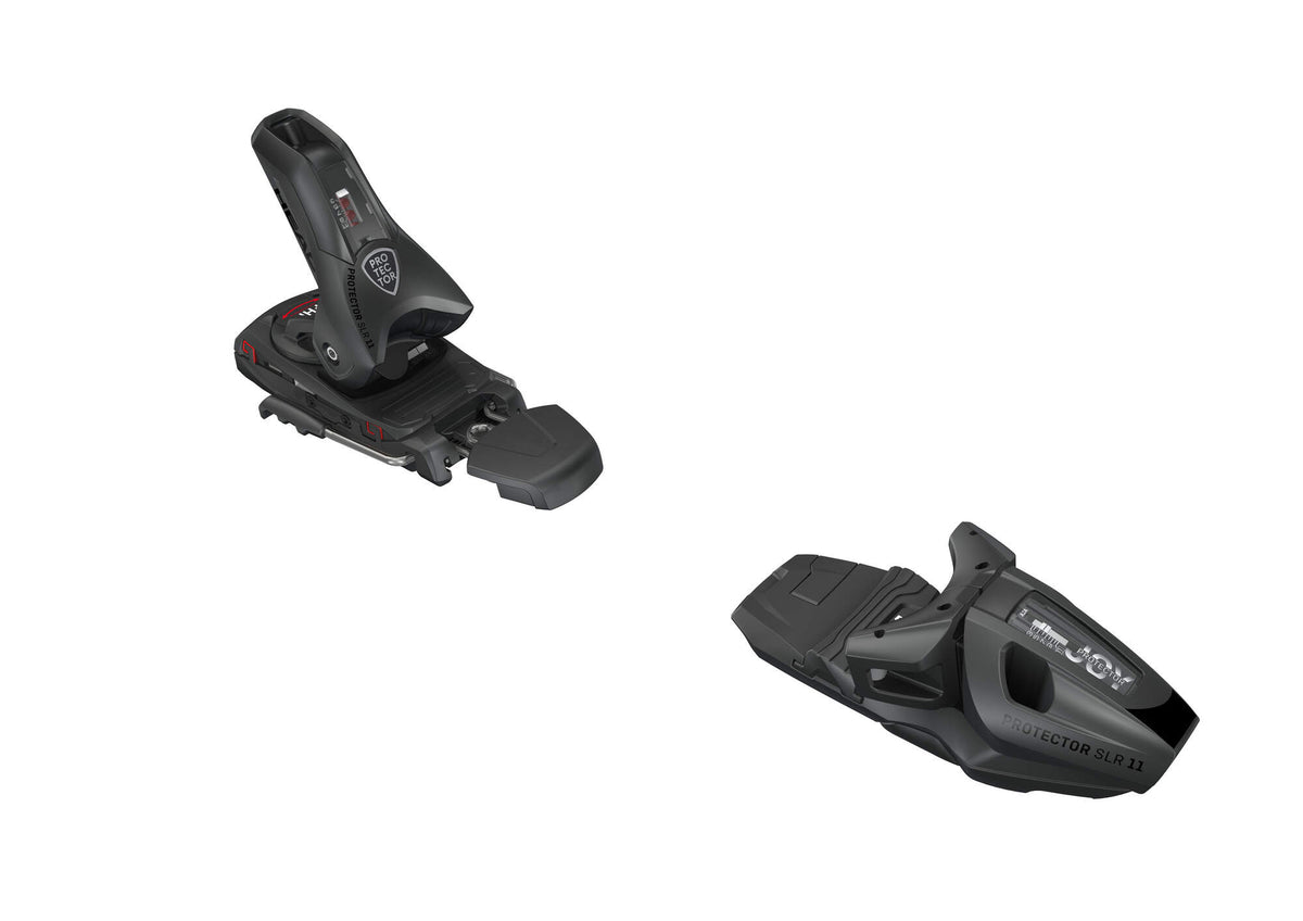 Tyrolia Protector SLR 11 GW Ski Binding, Matte Black, 80 mm Brake - side view right