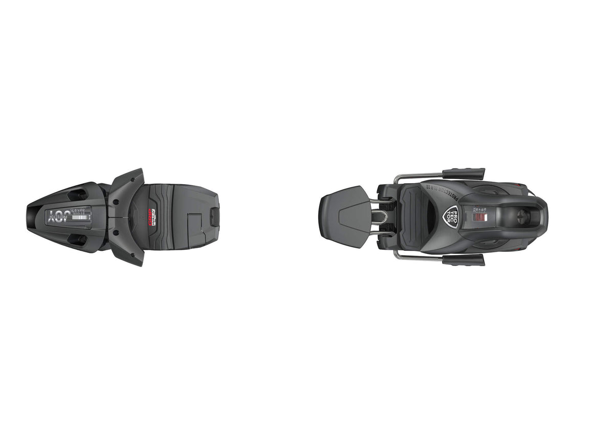 Tyrolia Protector SLR 11 GW Ski Binding, Matte Black, 80 mm Brake - top view