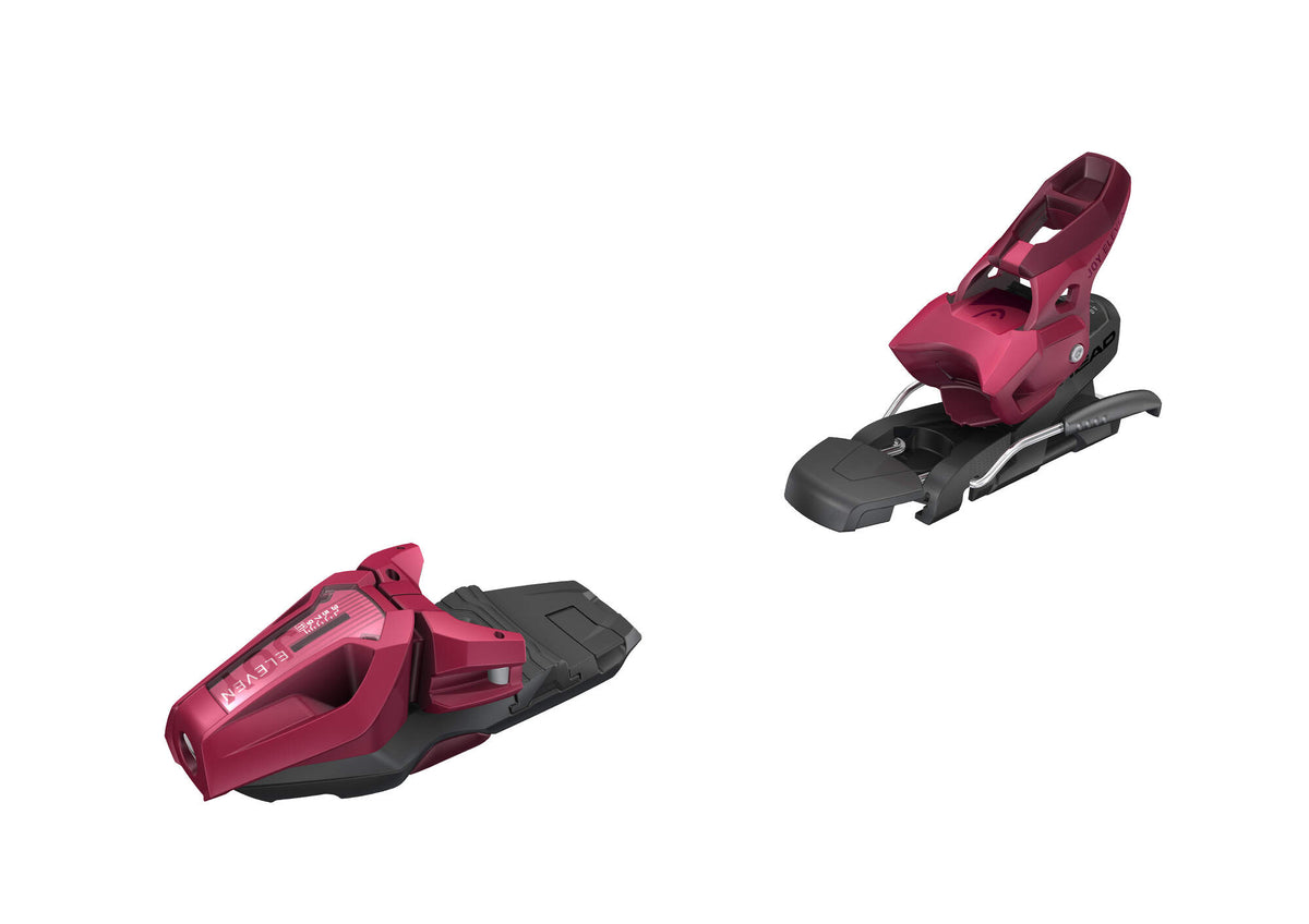 Tyrolia JOY 11 GW SLR Womens Ski Binding, Red/Dark Red, 90 mm Brake - side view left