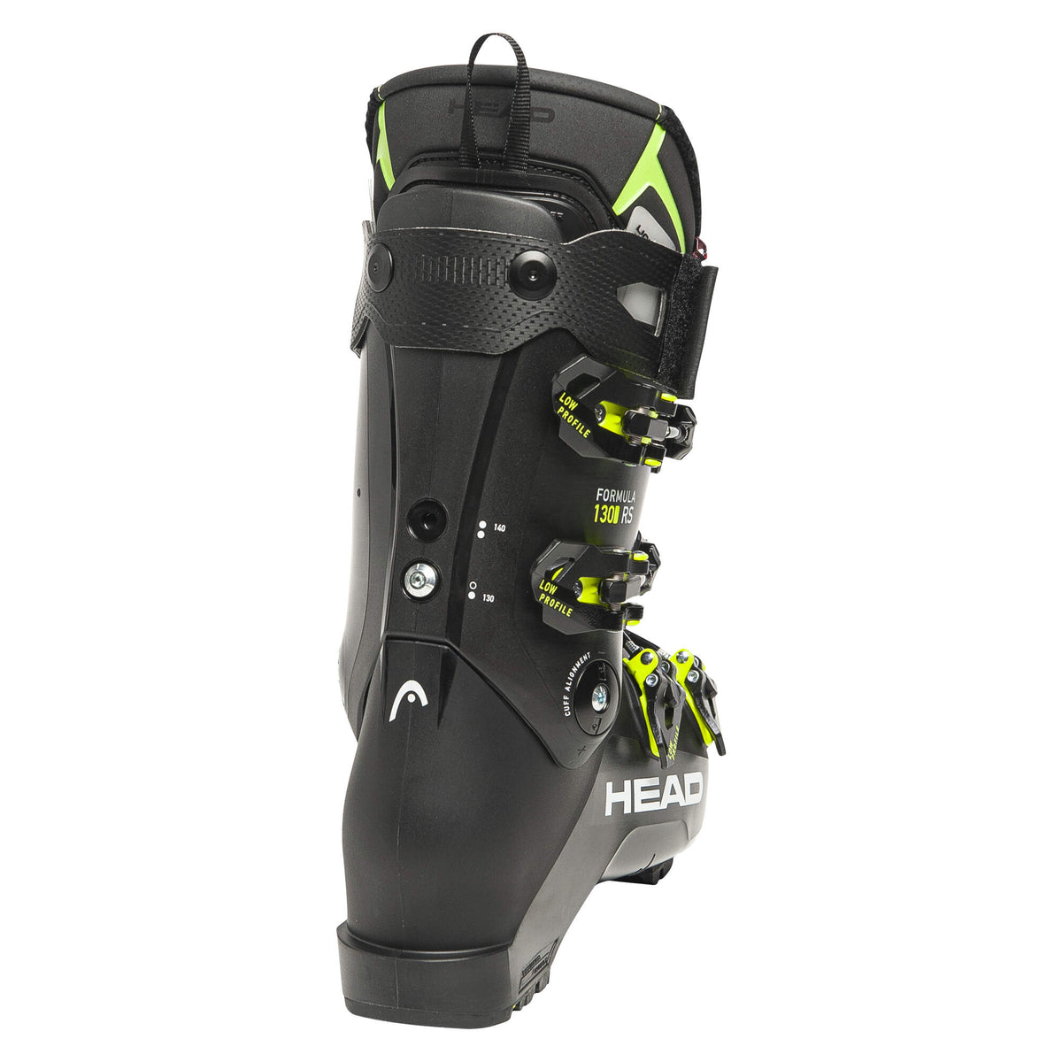 HEAD FORMULA RS 130 GW Ski Boots, Black/Yellow in Black - rear view
