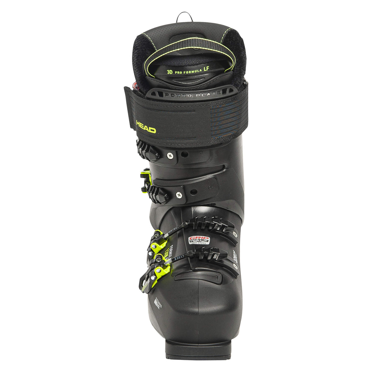HEAD FORMULA RS 130 GW Ski Boots, Black/Yellow in Black - front view