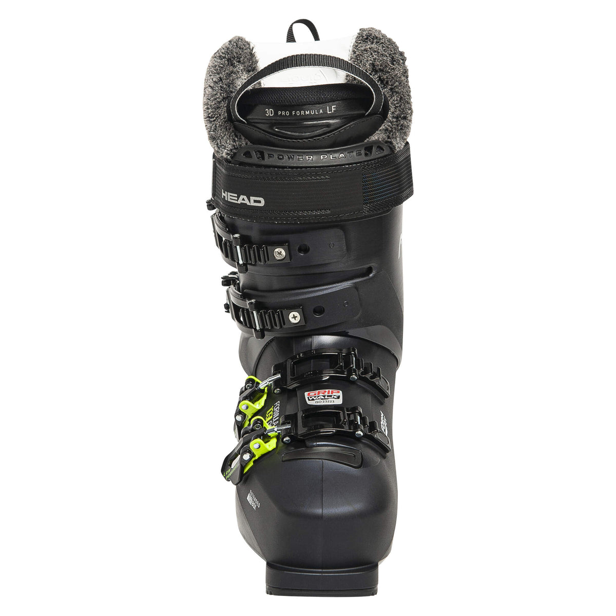 HEAD Formula RS 105 W GW Womens Ski Boots, Dark Blue/Yellow, 27.5 in Dark Blue/Yellow - front view