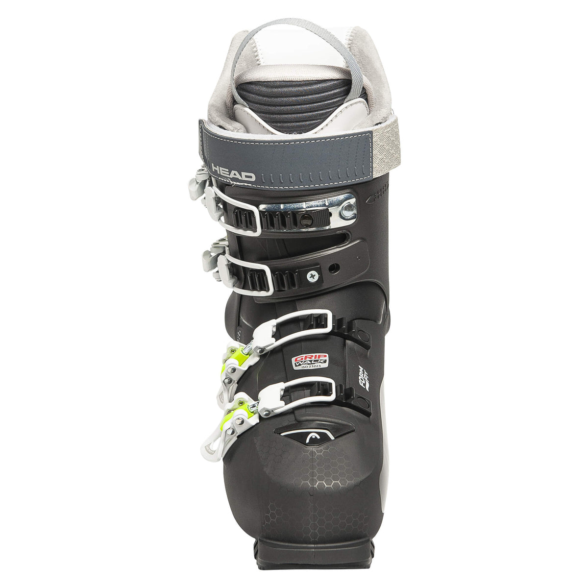 HEAD EDGE LYT 100 W GW Womens Ski Boots, Anthracite in Gray - front view