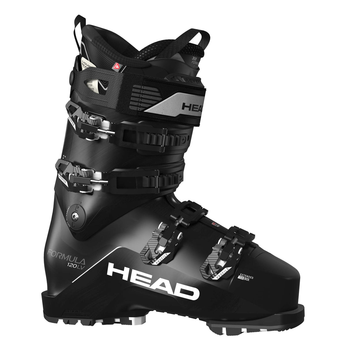 HEAD FORMULA 120 LV GW Ski Boots, Black in Black - side view
