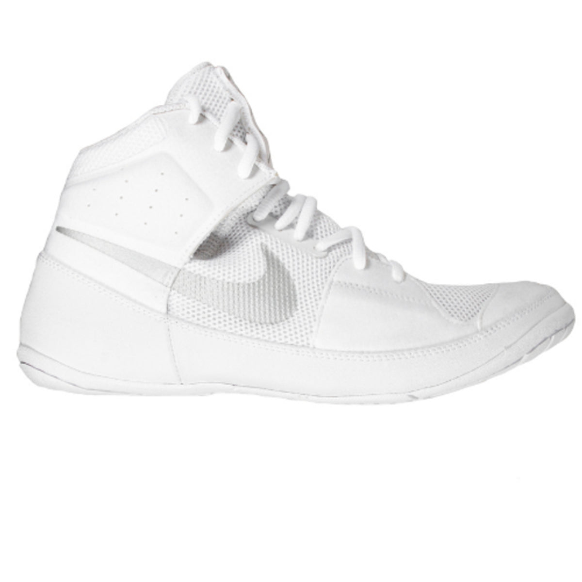 Nike Fury White Metallic Silver Unisex Wrestling Shoes