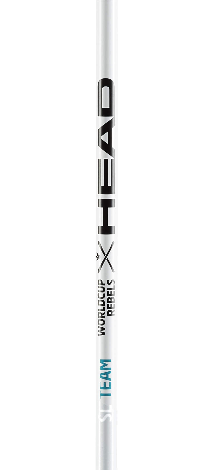 HEAD Worldcup SL Junior Race Ski Poles in White - shaft detail