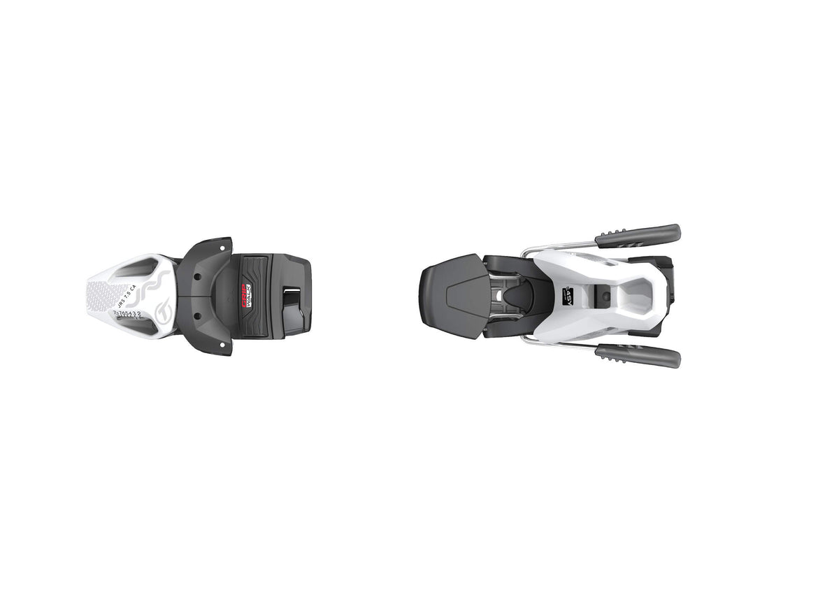 Tyrolia JRS 7.5 GW CA Junior Ski Binding, White/Black, 78 mm Brake - top view