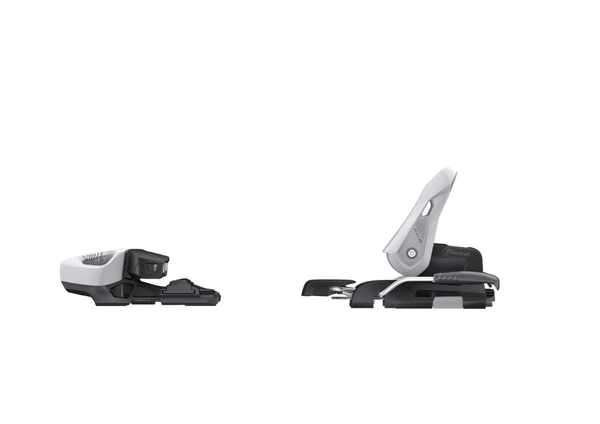 Tyrolia JRS 7.5 GW CA Junior Ski Binding, White/Black, 78 mm Brake - left view