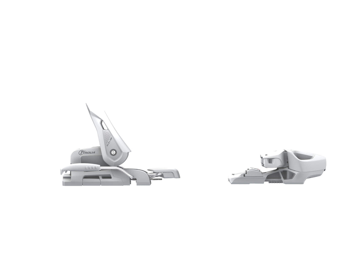 Tyrolia JRS 7.5 GW CA Junior Ski Bindings, White, 78 mm Brake in White - right side view