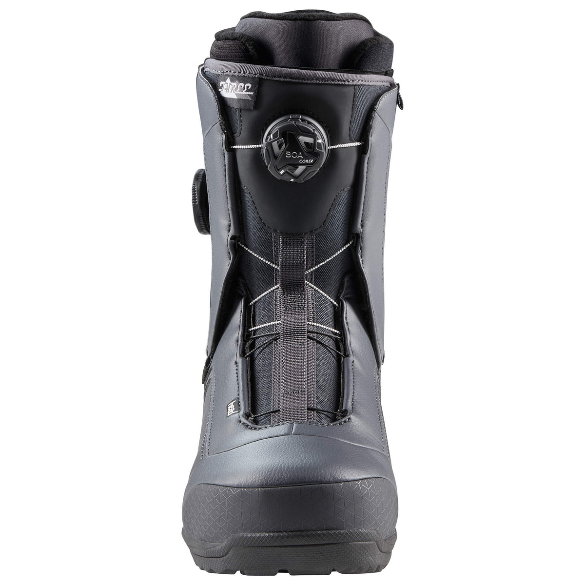 HEAD THREE LYT BOA Focus Snowboard Boots, Gray, Mondo 25.5 in Gray - front view
