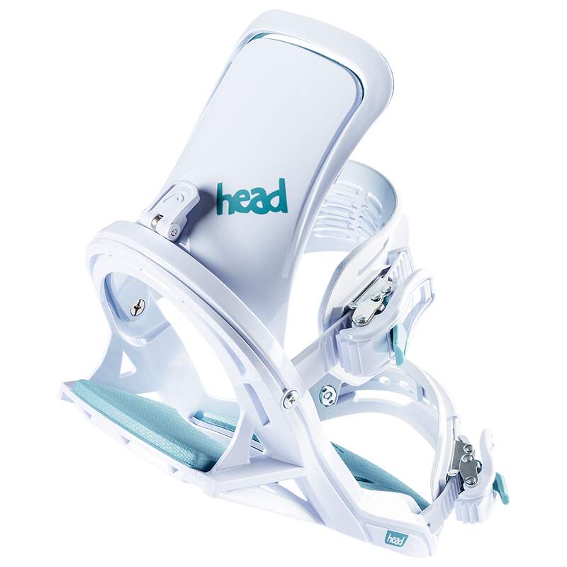 HEAD FX FAY I LYT Womens Snowboard Bindings, White, Size S in White - rear view