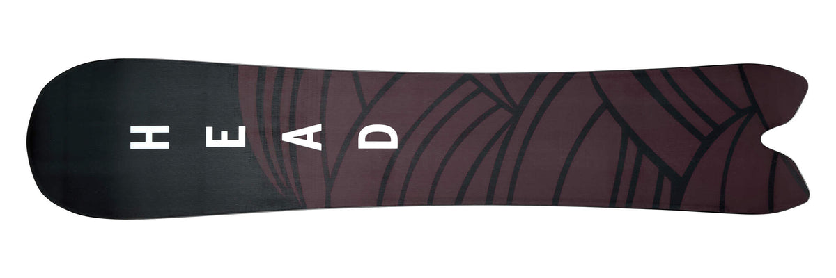 HEAD LIFELINE Swallow Tail Snowboard in Black - base view