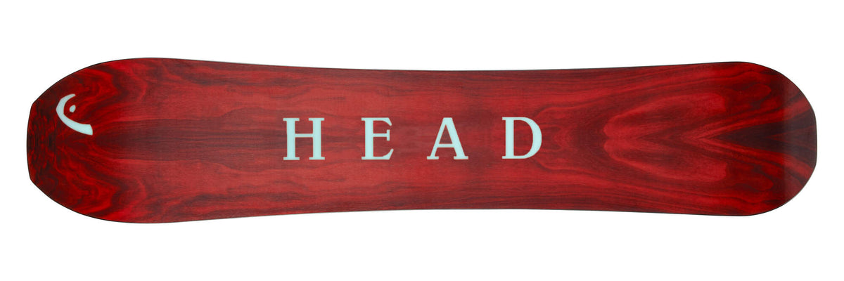 HEAD GAMECHANGER Snowboard, Directional Powder Cruiser in Red - base view