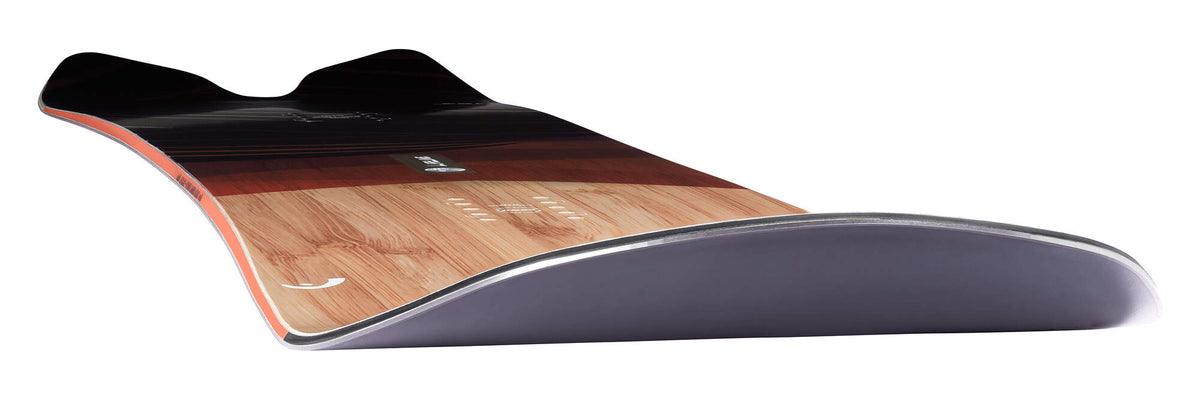 HEAD LIFELINE Swallow Tail Snowboard in Brown - side profile