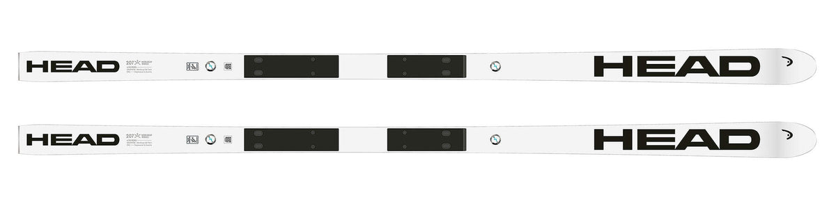 HEAD Worldcup Rebels e-SG Rebel Super G Race Skis, 207 cm - top view