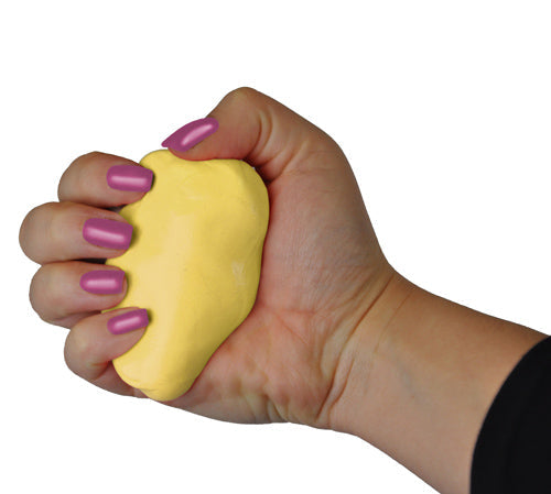 Squeeze 4 Strength 5 lb. Hand Therapy Putty - Yellow X-Soft - Hand & Finger Strengthening Exercise