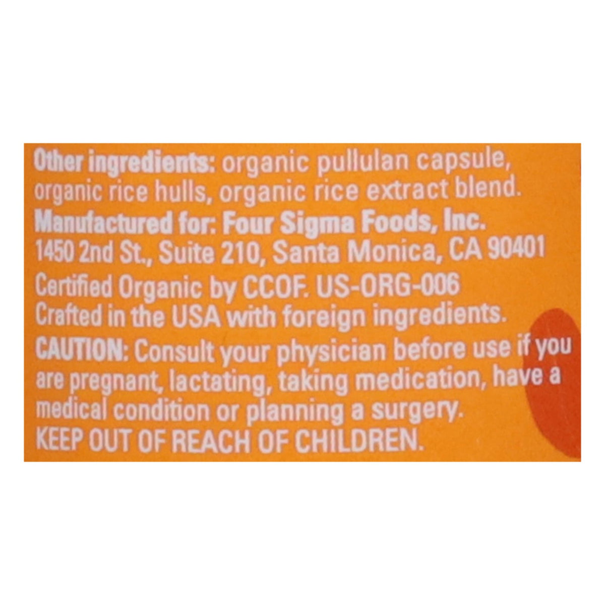 Four Sigmatic Organic Focus Lion's Mane Mushroom, 90 ct