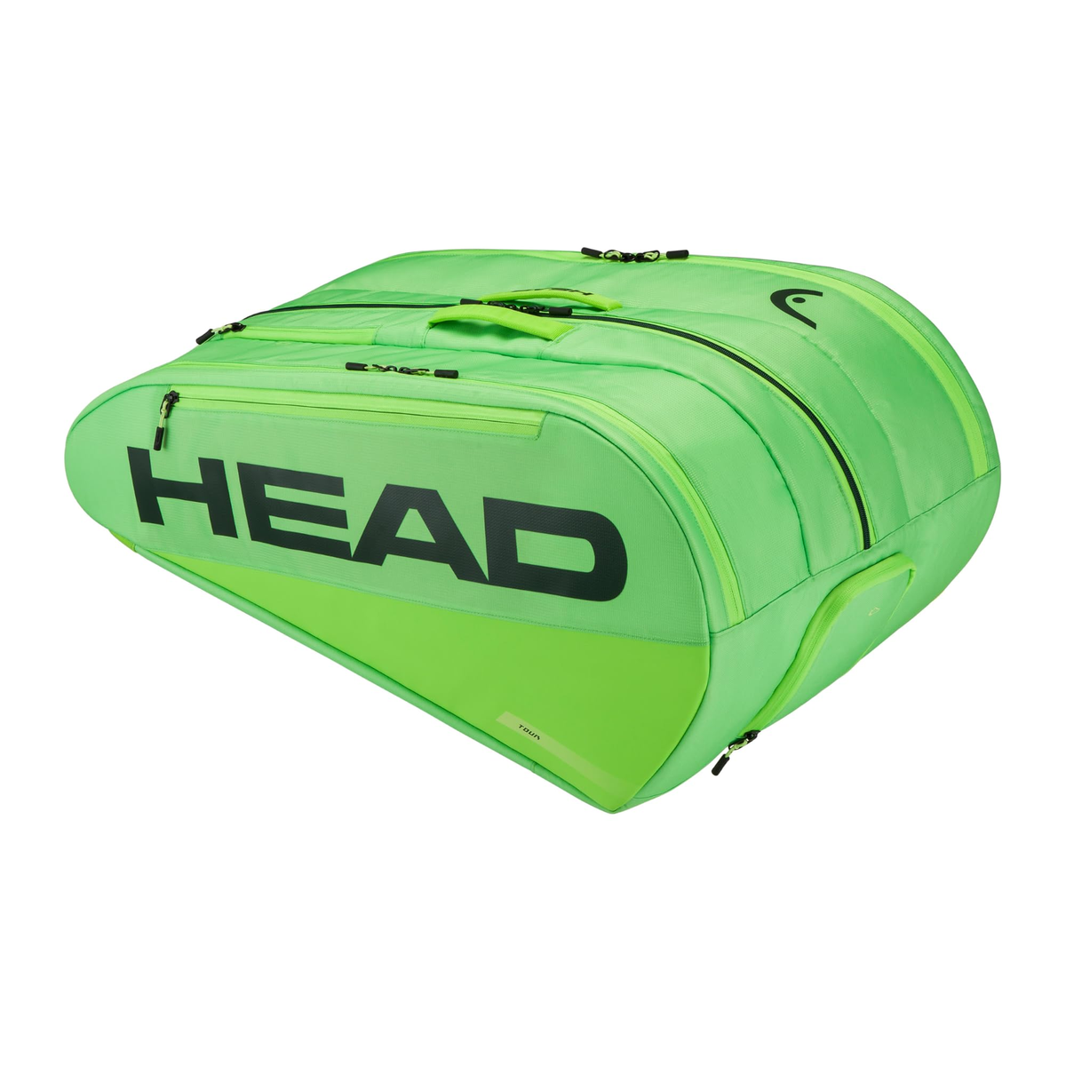 HEAD Tour Racquet Tennis Bag XL in Slime Green - side view