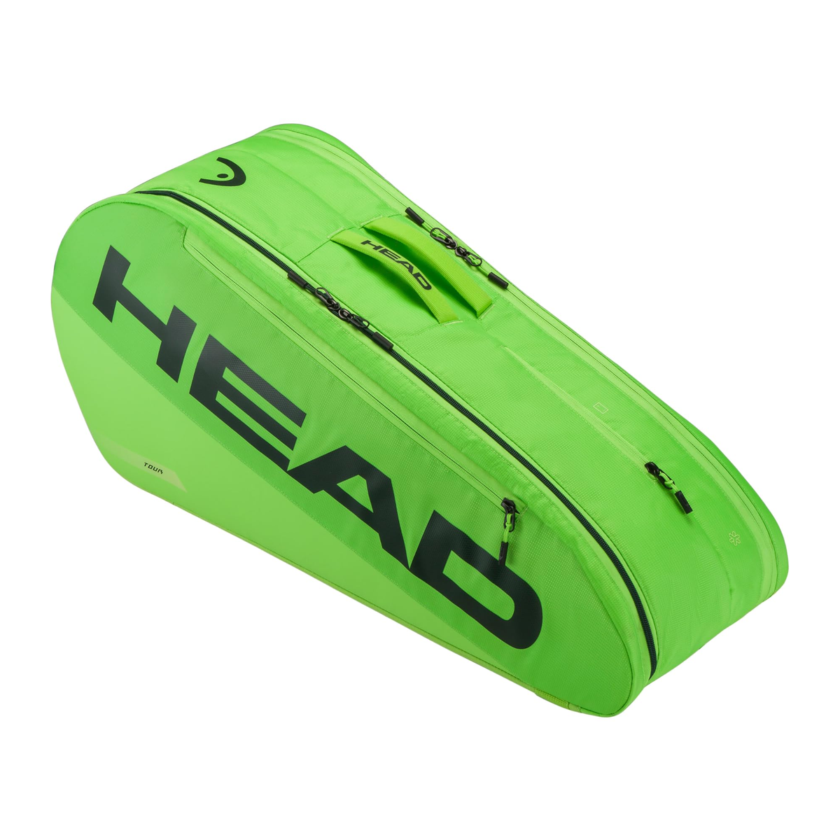 HEAD Tour Racquet Tennis Bag M in Slime Green - side view