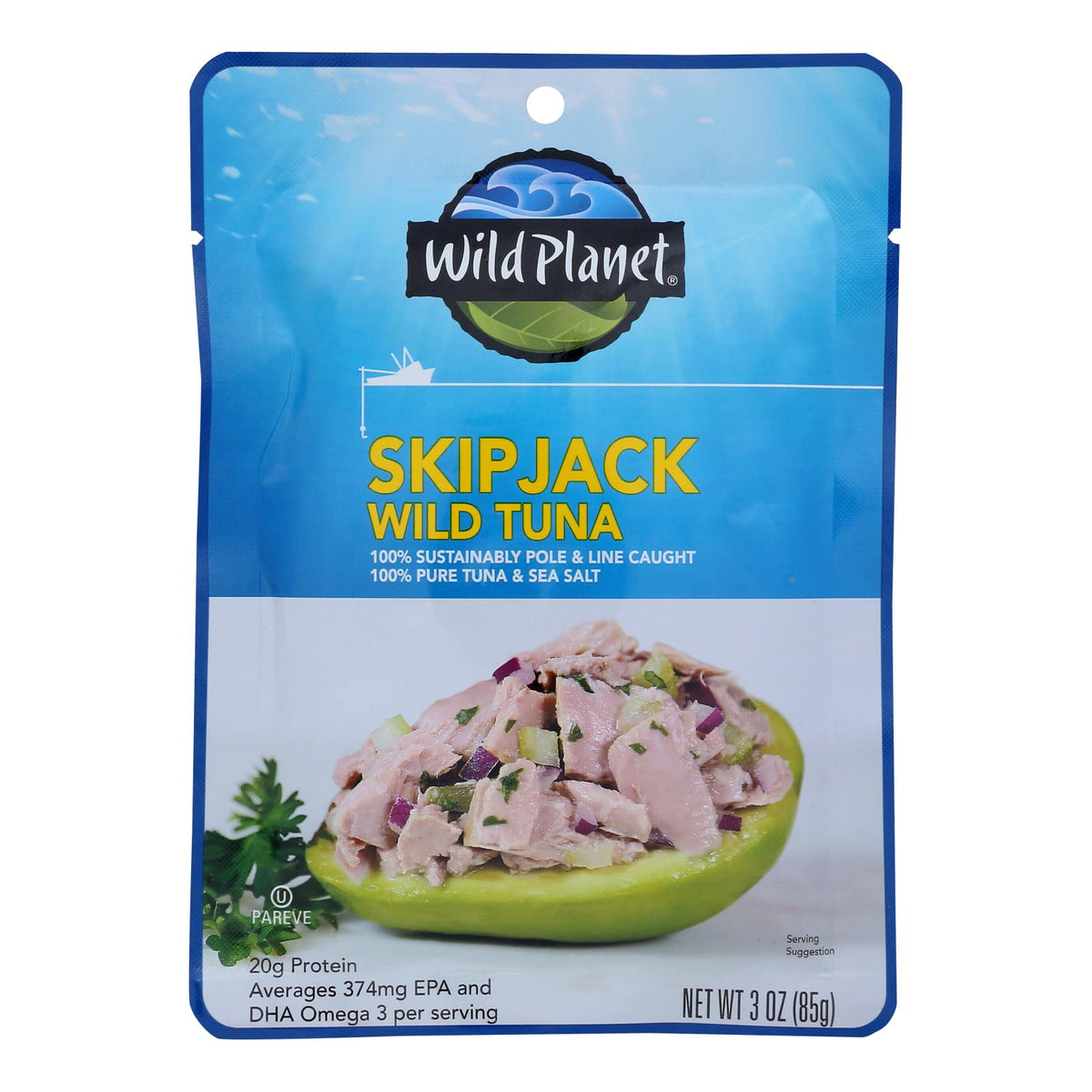 Wild Planet Wild Skipjack Tuna, 3 oz (Case of 24)