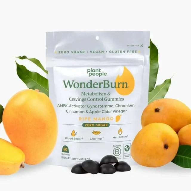 Plant People Wonderburn Mango Gummies, 60 ct
