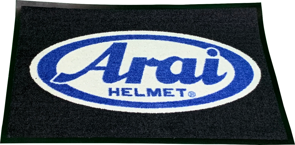 Arai Helmets Logo Rug | Large Two-Color Accent Floor Mat (121501)