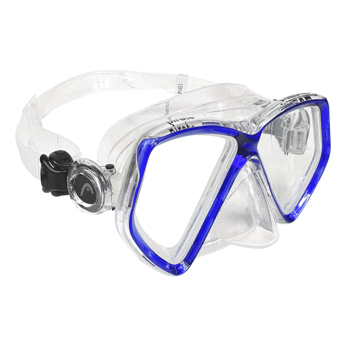 Mares Pirate Kids Snorkeling Mask in Blue/Clear - side view