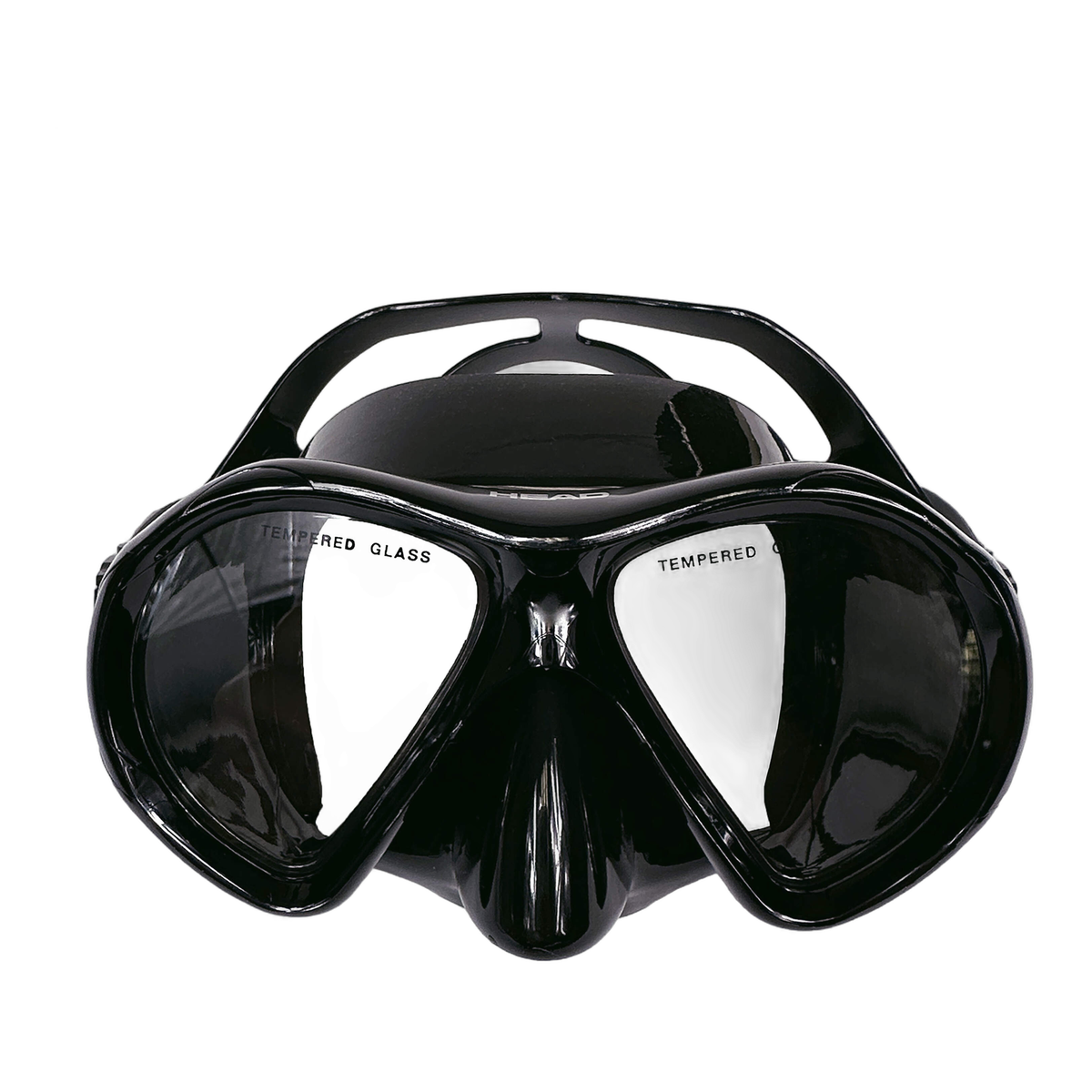 HEAD X-Ray Mask Diving Mask in Black - front view