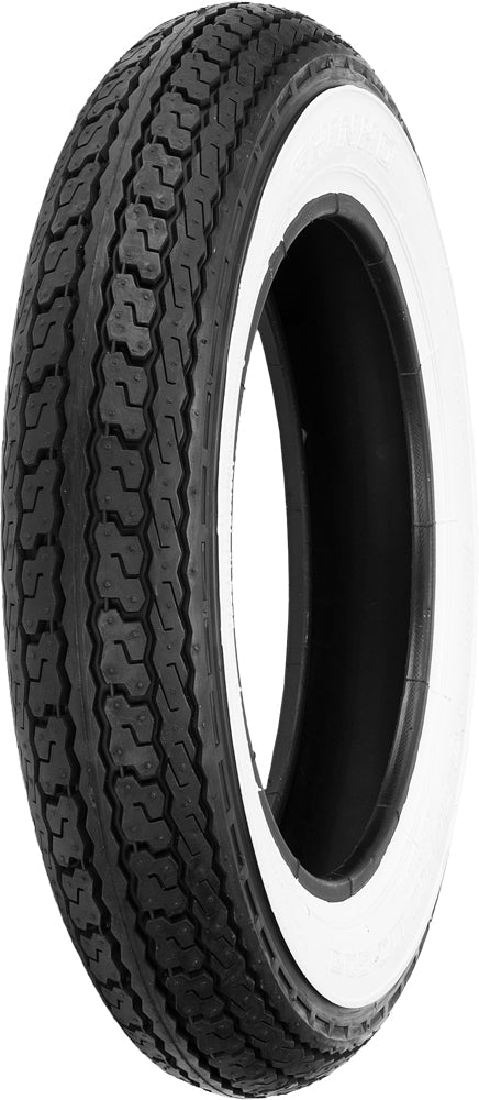 SHINKO, SHINKO Tire 550 Series Front/Rear 4.00-8 55J Bias Tt W/W Whitewall
