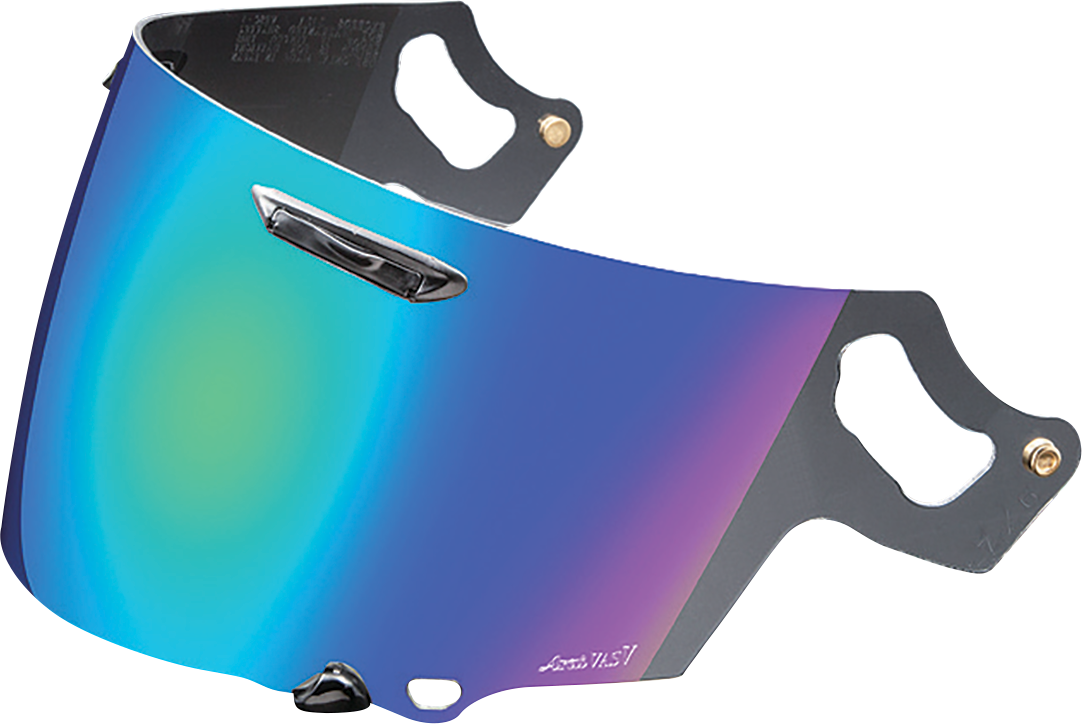 ARAI HELMETS, Arai Helmets VAS-V Green Mirror Shield with Pinlock® Prepared – Part Number 01-1108