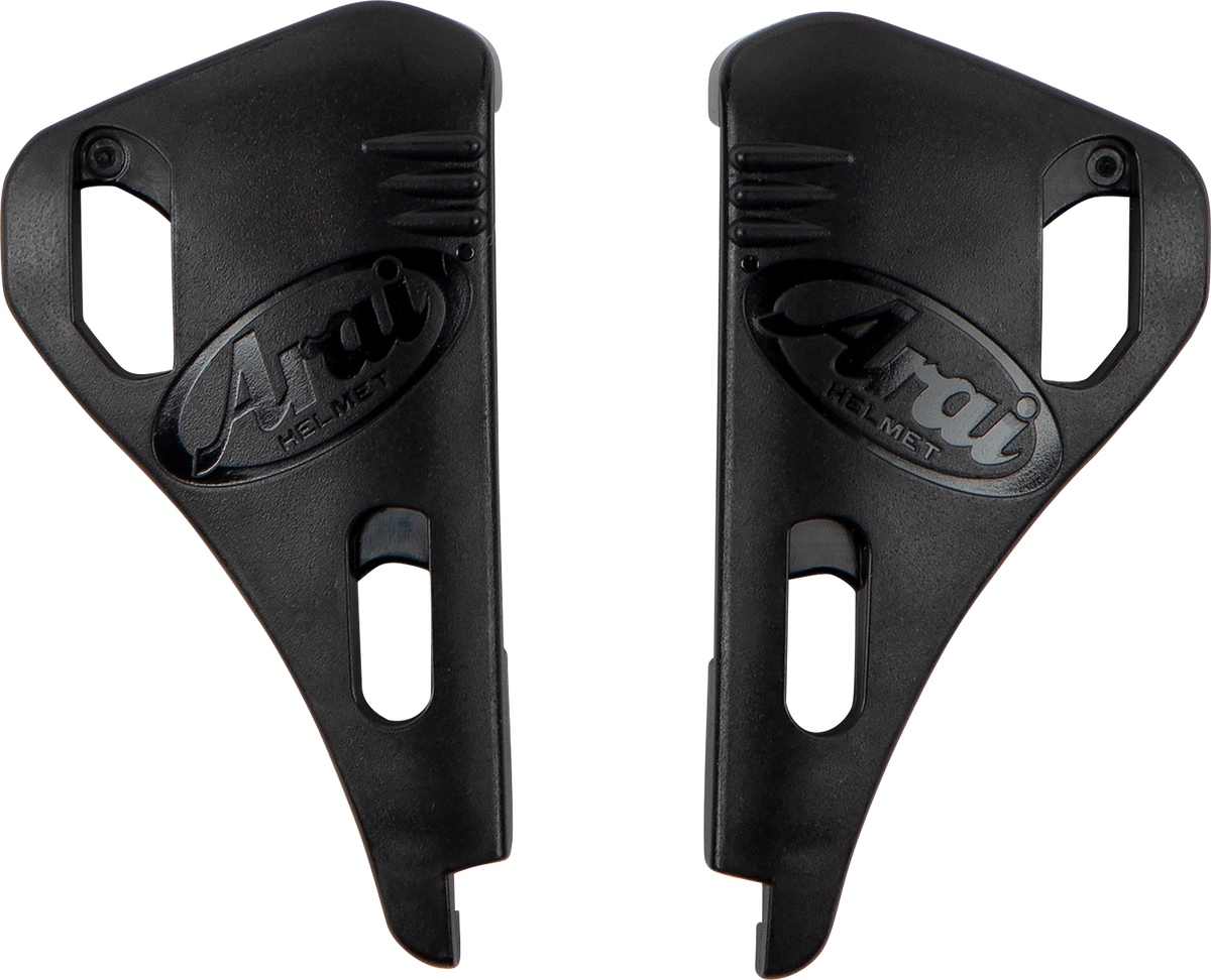 ARAI HELMETS, ARAI Helmets VAS-V Pivot Cover Plates for Pro Shade System – Black (Part Number 11-1138)