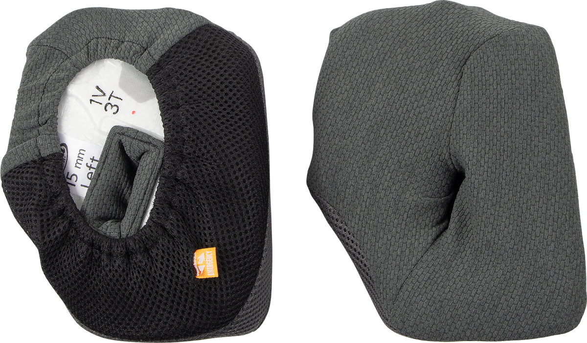ARAI HELMETS, ARAI Helmets VX-Pro4 Cheek Pads - Gray 15 mm - Part Number 05-5416