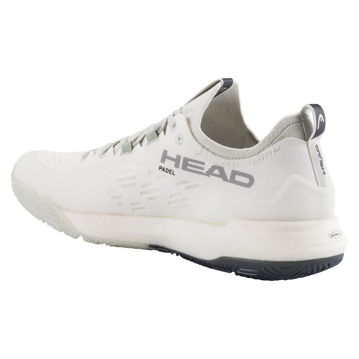 HEAD Motion Pro 1.5 Mens Padel Shoes White Black Blue - rear view