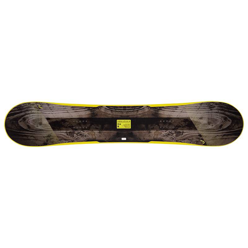 HEAD FLOCKA LFW 3.0 4D Junior Snowboard, Black/Yellow in Black - top view