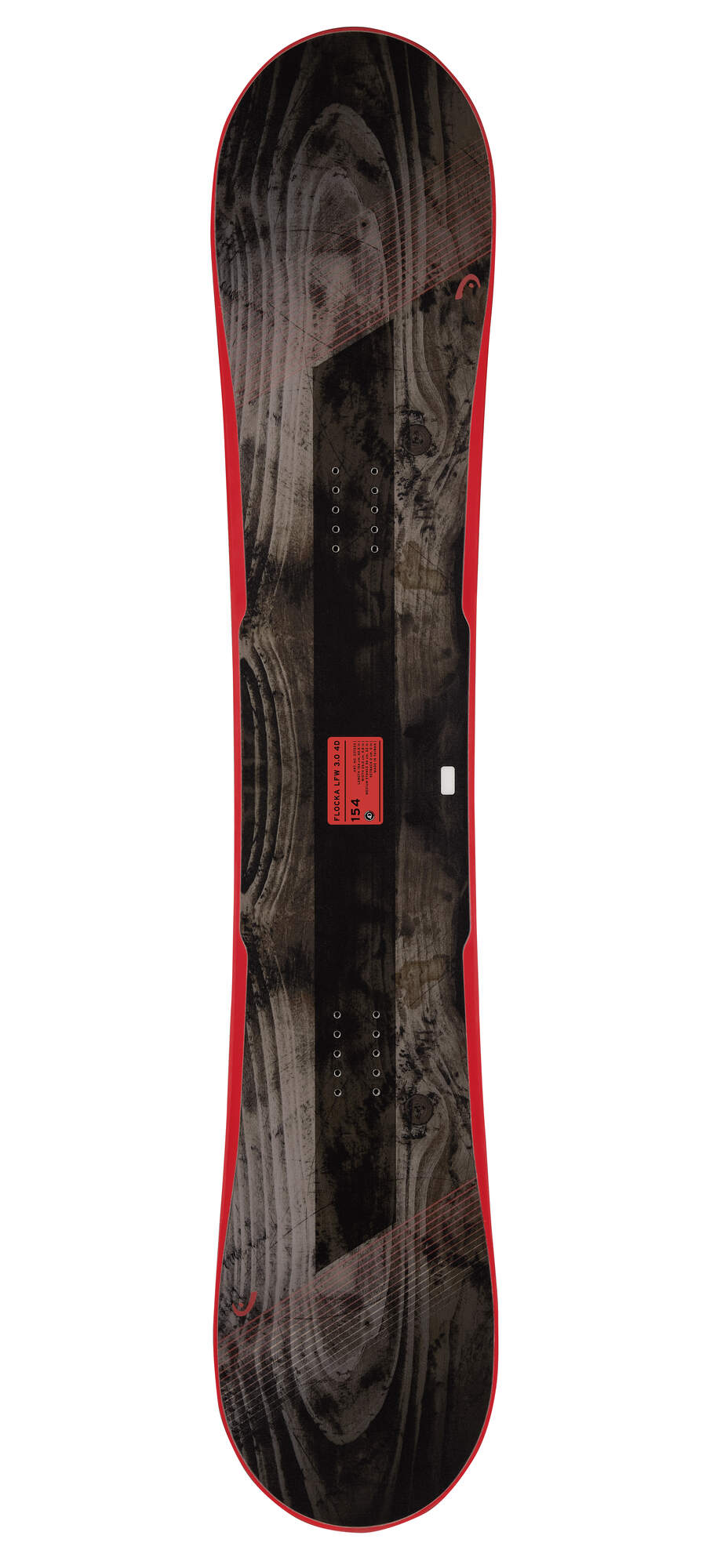 HEAD FLOCKA LFW 3.0 4D Snowboard in Black - top view