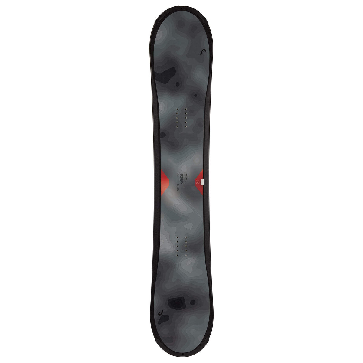 HEAD FLEX 2.0 4D Snowboard in Gray - top view