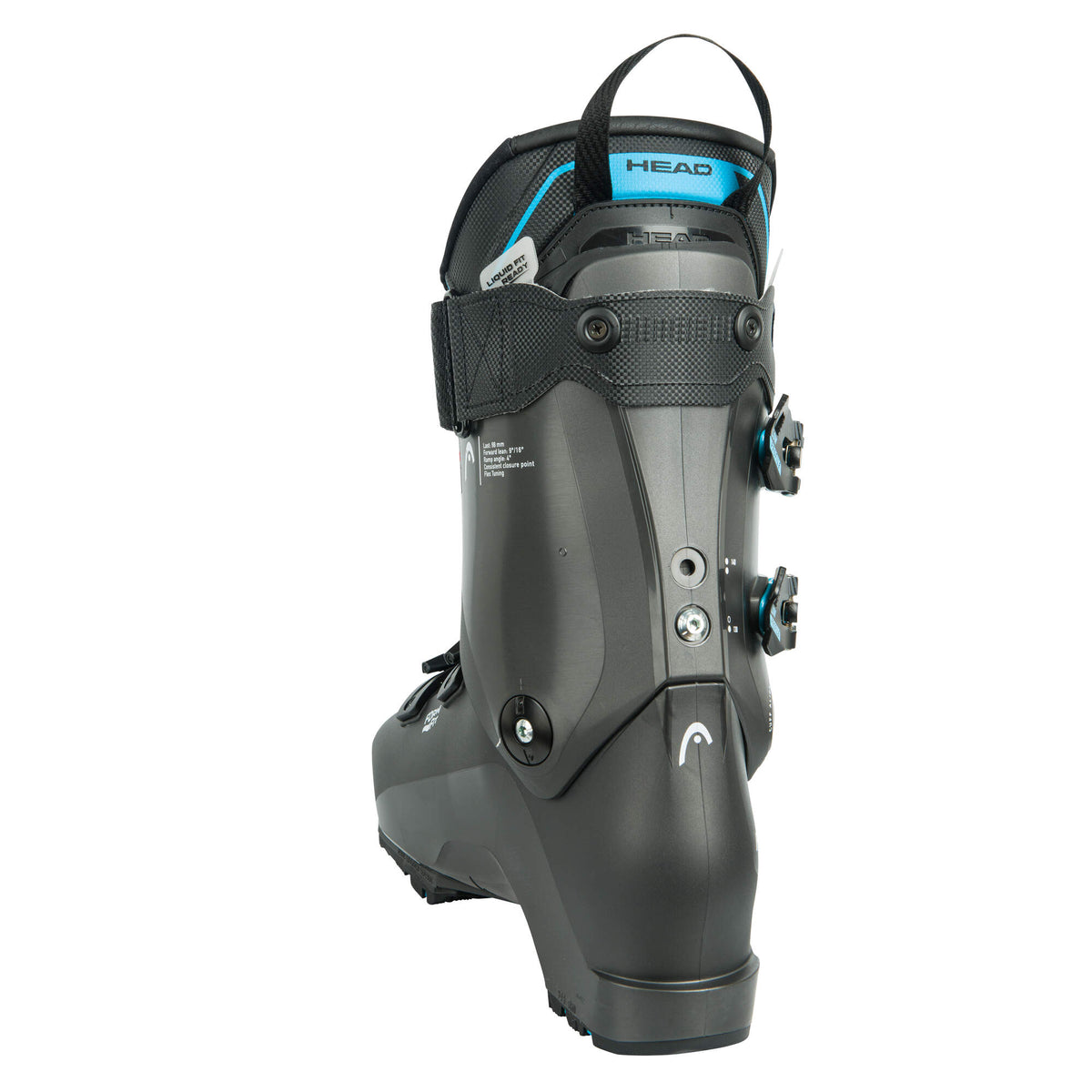 HEAD FORMULA 130 MV GW Ski Boots, Anthracite - back view