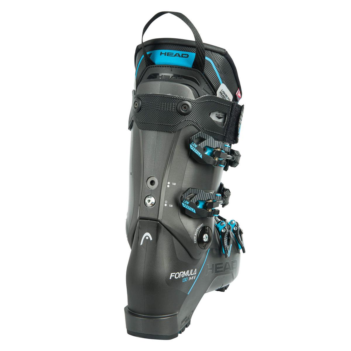HEAD FORMULA 130 MV GW Ski Boots, Anthracite - back side view