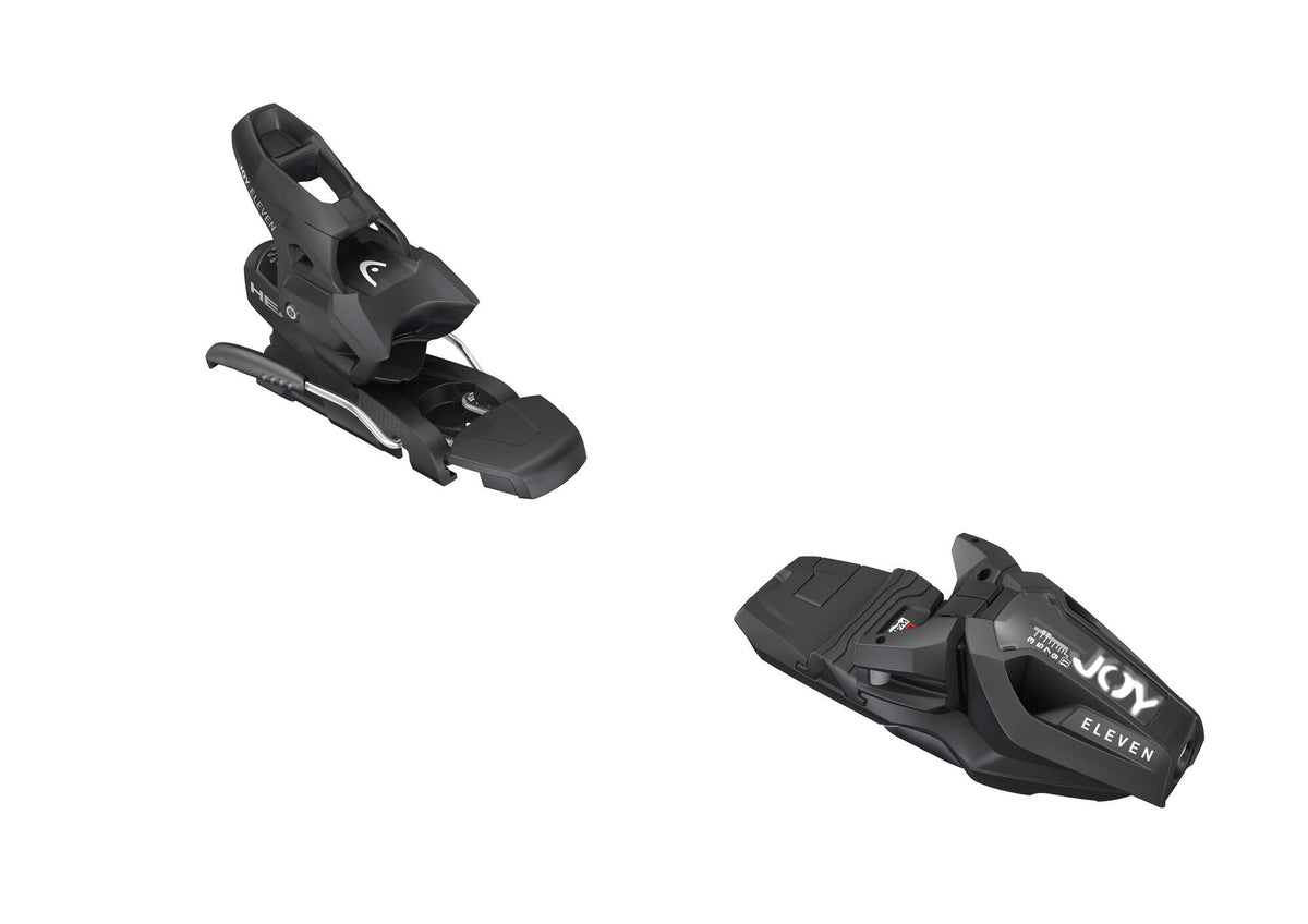 Tyrolia JOY 11 GW SLR Womens Ski Bindings, Matte Black, 90 mm Brake in Black - rear angle view