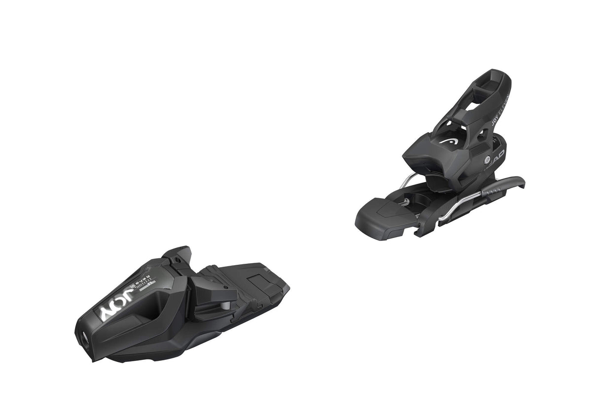 Tyrolia JOY 11 GW SLR Womens Ski Bindings, Matte Black, 90 mm Brake in Black - side angle view