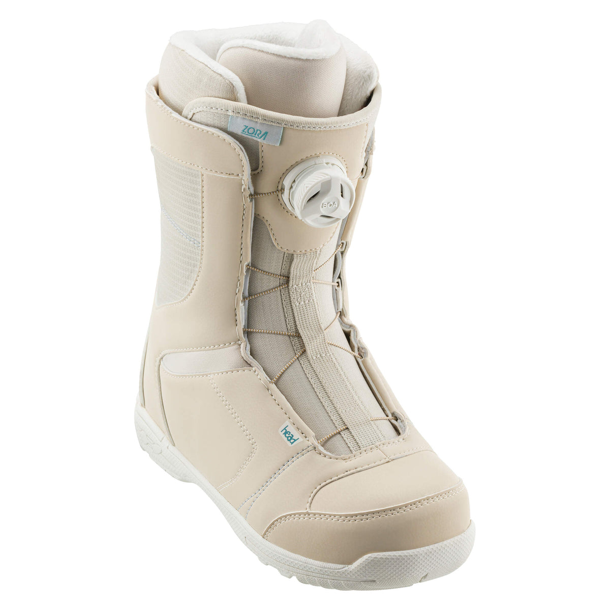 HEAD ZORA LYT BOA Womens Snowboard Boots, Off White, Mondo 26 in Beige - lifestyle