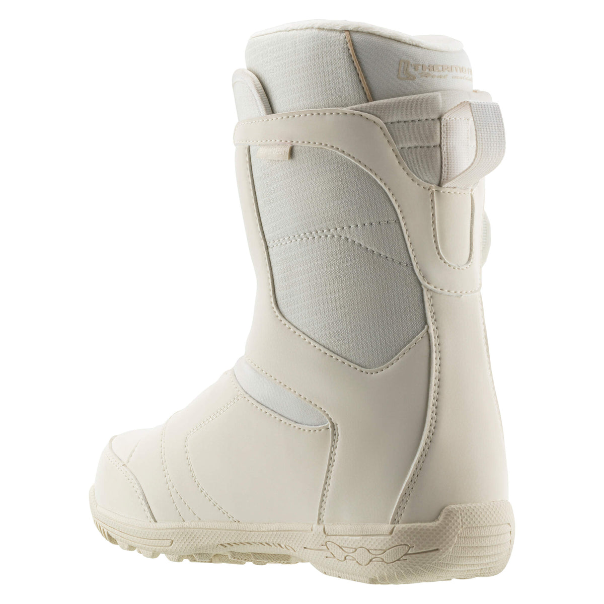 HEAD TIARA LYT BOA Focus Womens Snowboard Boots, Sand in Beige - back angle view