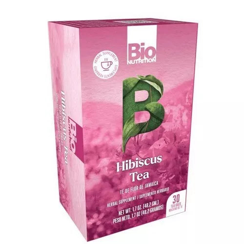 Bio Nutrition Hibiscus Tea, 30 ct