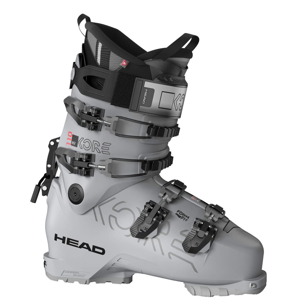 HEAD KORE 110 MV GW Ski Boots, Grey in Grey - side view