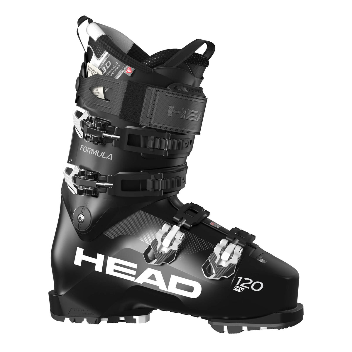 HEAD FORMULA 120 MV GW Ski Boots, Black/White - side view