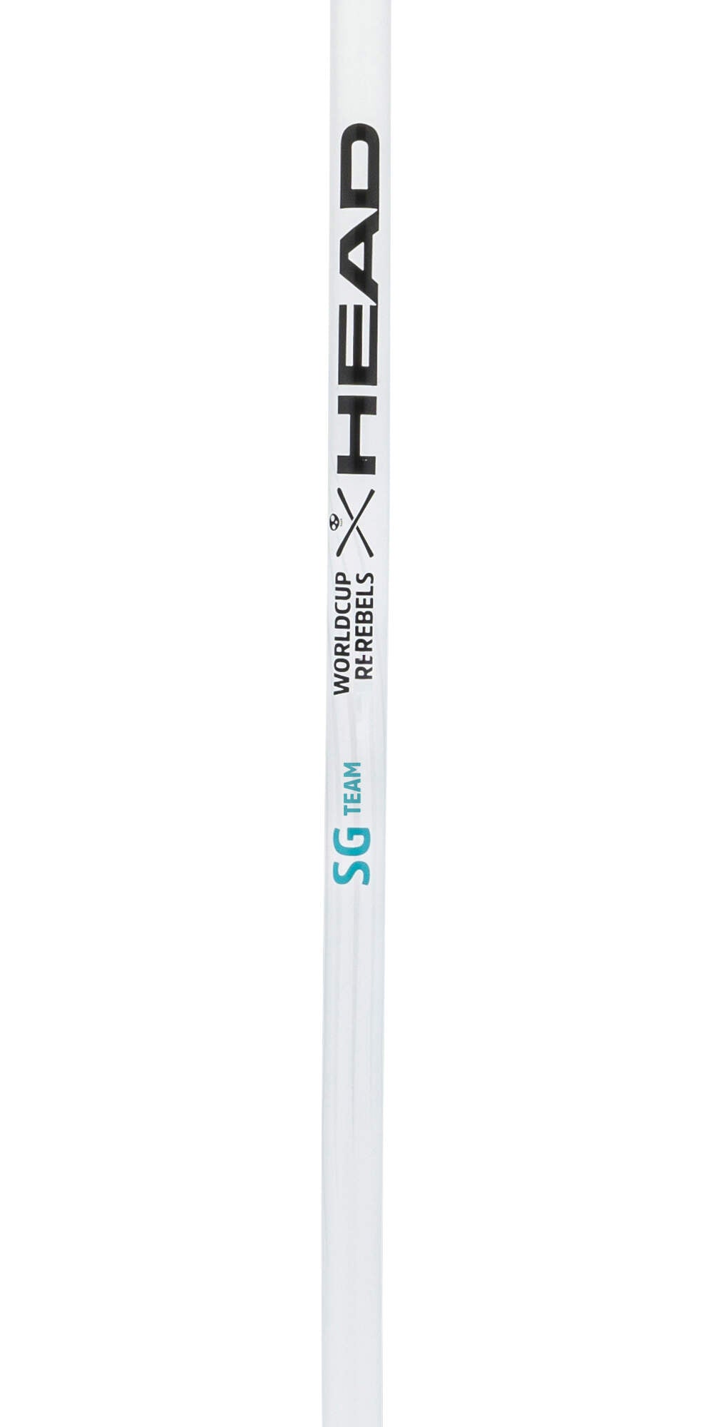 HEAD Worldcup SG Junior Race Ski Poles, White/Black/Blue in White - shaft detail