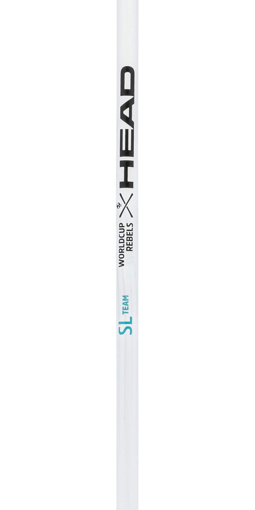 HEAD Worldcup SL Junior Race Ski Poles, White/Black/Speed Blue - shaft detail