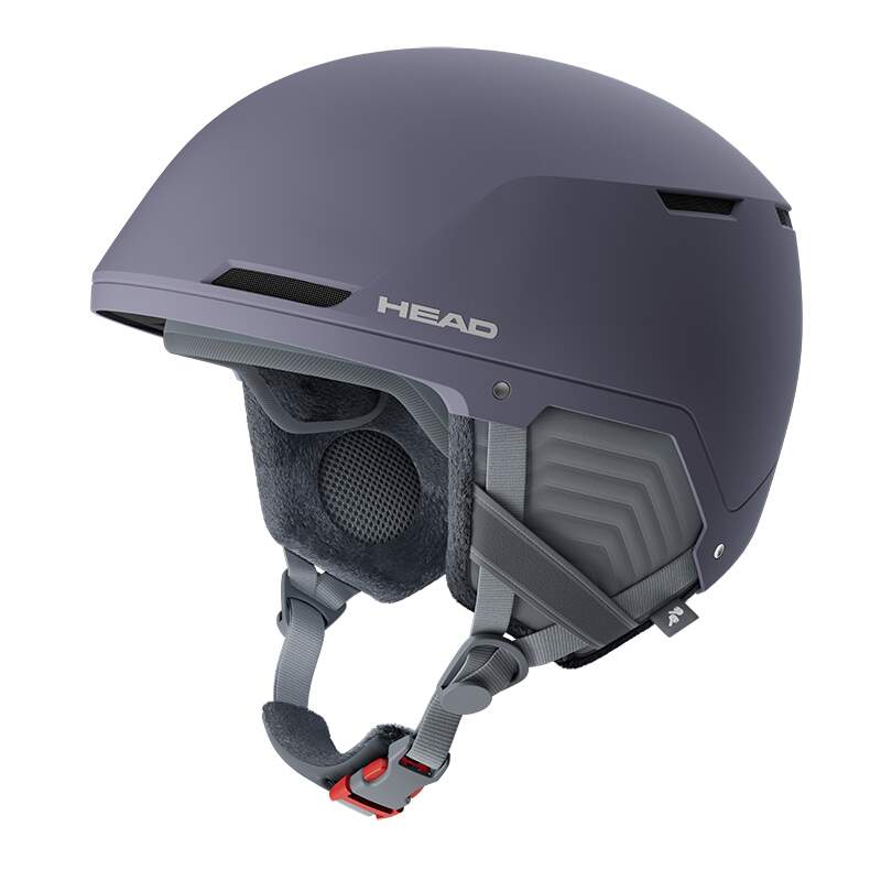 HEAD COMPACT PRO W Womens Ski Helmet, Lavender in Purple - side angle view